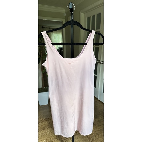 Nike Flex Pink Athletic Tank Dress Women's Small Built-In Bra Pockets NWT - Picture 4 of 15